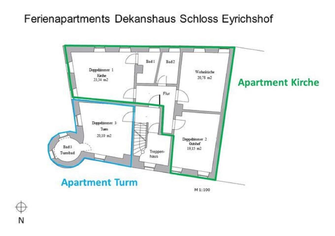 Gutsverwaltung Schloss Eyrichshof Ebern Buitenkant foto